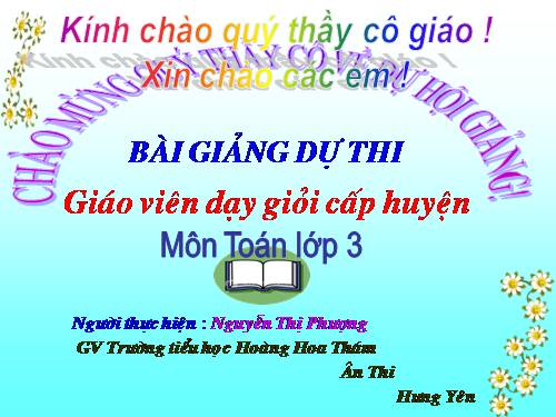 Chia số có ba chữ số cho số có một chữ số