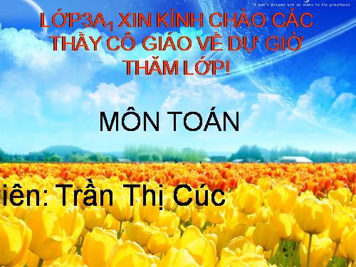 Các Bài giảng khác thuộc Chương trình Toán 3