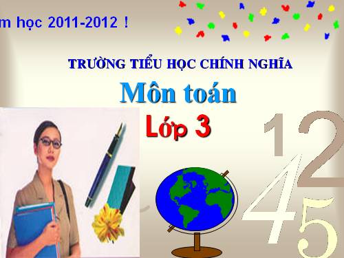 Các Bài giảng khác thuộc Chương trình Toán 3