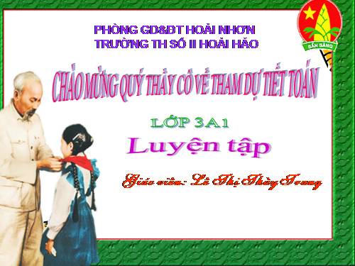 Các Bài giảng khác thuộc Chương trình Toán 3