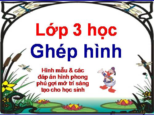 Học ghep hình toán lớp 3