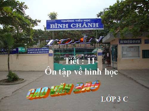 Ôn tập về hình học