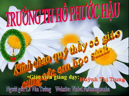 Các Bài giảng khác thuộc Chương trình Toán 3