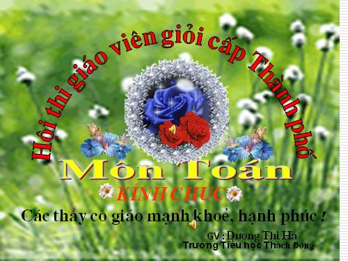 Các Bài giảng khác thuộc Chương trình Toán 3
