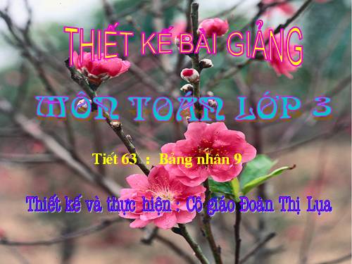 Bảng nhân 9