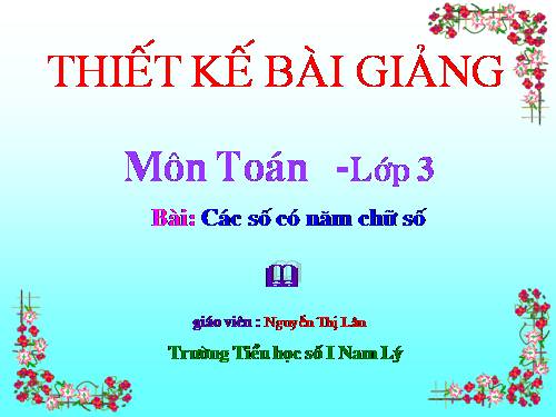 Các số có năm chữ số