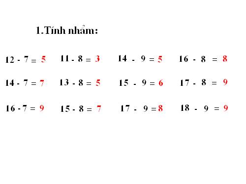Các Bài giảng khác thuộc Chương trình Toán 3