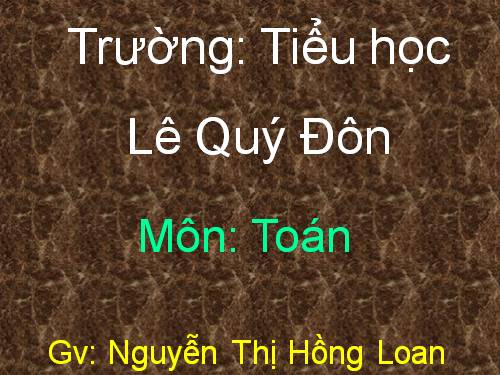 Phép trừ các số trong phạm vi 100 000