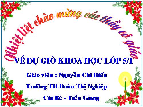 Khoa hoïc
