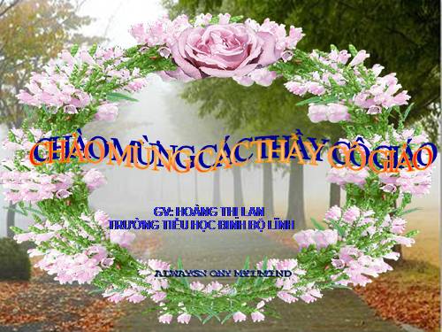 Các Bài giảng khác thuộc Chương trình Toán 3