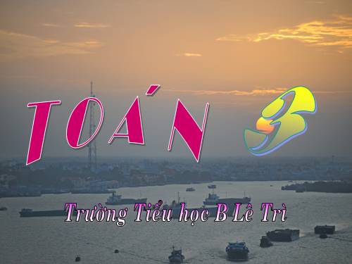 Bài toán giải bằng hai phép tính