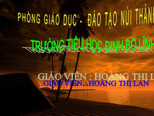 Các Bài giảng khác thuộc Chương trình Toán 3