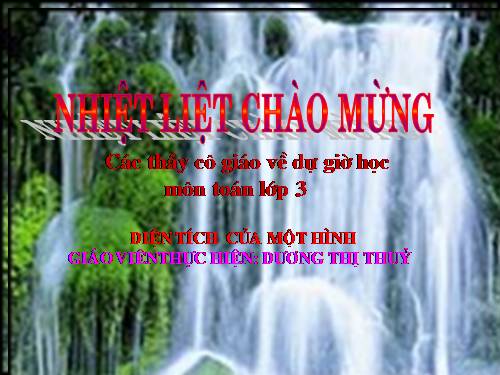 Diện tích của một hình