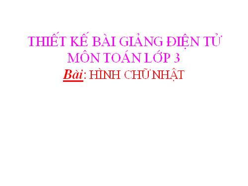 Hình chữ nhật
