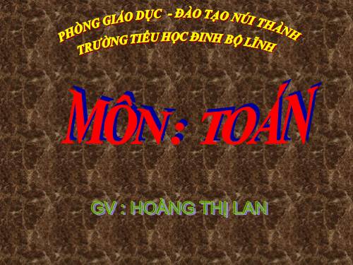 Phép trừ các số trong phạm vi 100 000