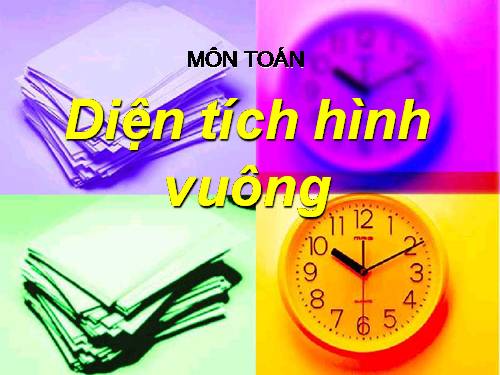 Diện tích hình vuông
