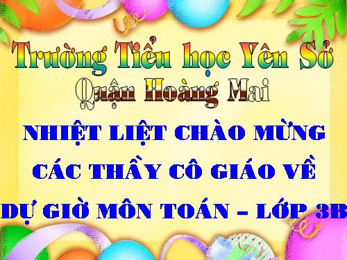 Giới thiệu bảng chia
