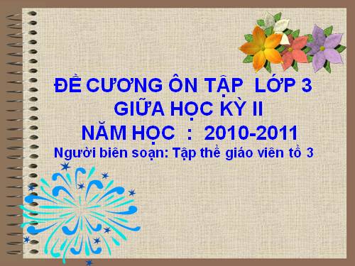 Các Bài giảng khác thuộc Chương trình Toán 3