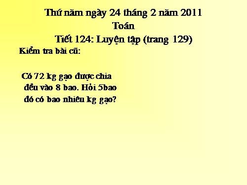 Các Bài giảng khác thuộc Chương trình Toán 3
