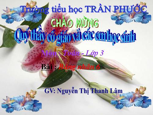 Bảng nhân 6