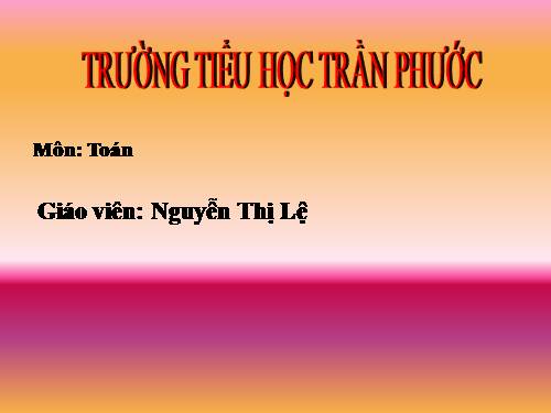 Bài toán giải bằng hai phép tính