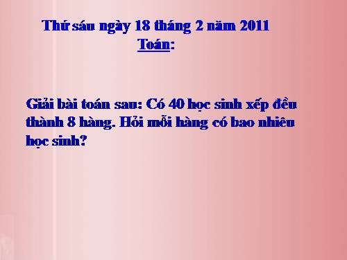 Bài toán liên quan đến rút về đơn vị