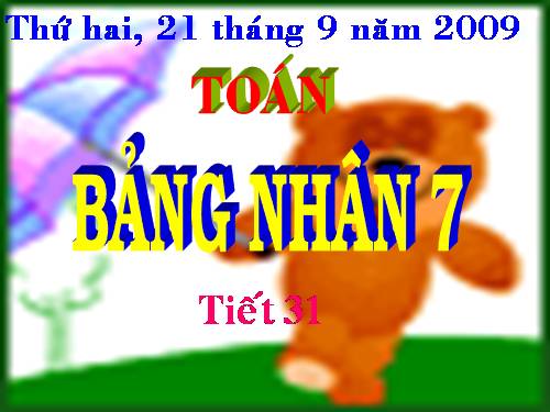 Bảng nhân 7