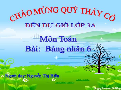 Bảng nhân 6