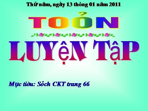 Các Bài giảng khác thuộc Chương trình Toán 3