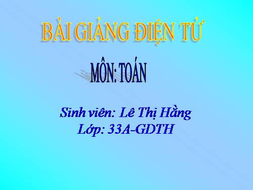 Diện tích của một hình