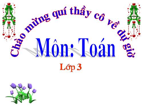 Các Bài giảng khác thuộc Chương trình Toán 3
