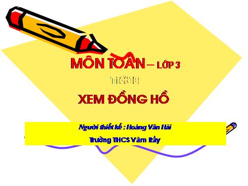 Xem đồng hồ