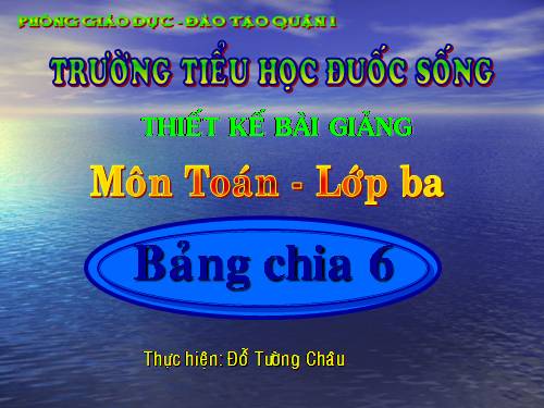 Bảng chia 6
