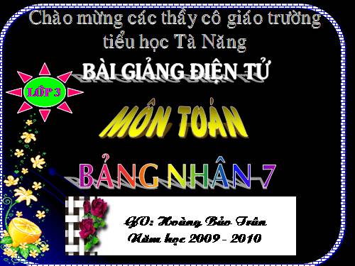Bảng nhân 7