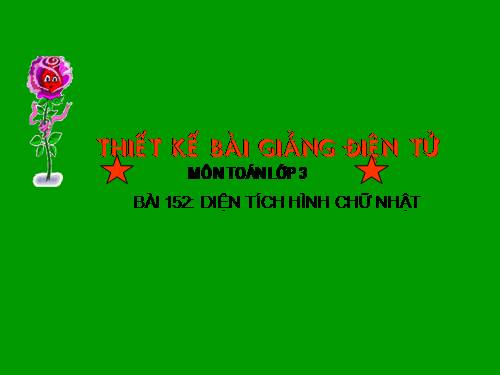 Diện tích hình chữ nhật.