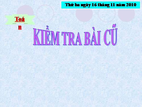 So sánh số bé bằng một phần mấy số lớn