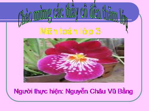 Các Bài giảng khác thuộc Chương trình Toán 3