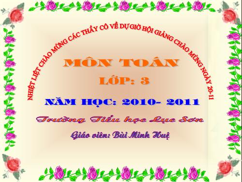 So sánh số lớn gấp mấy lần số bé