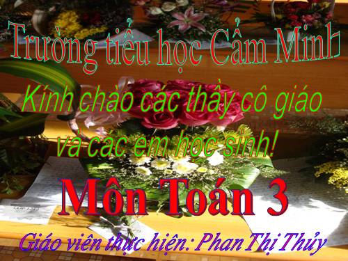 Nhân số có ba chữ số với số có một chữ số