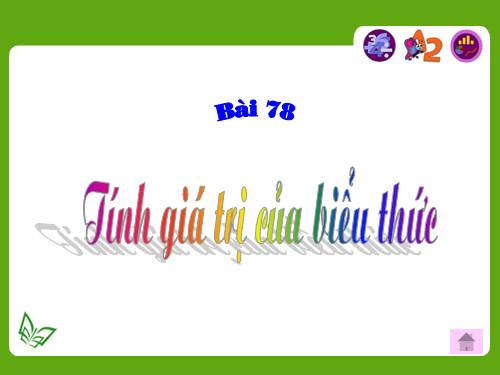 Tính giá trị của biểu thức