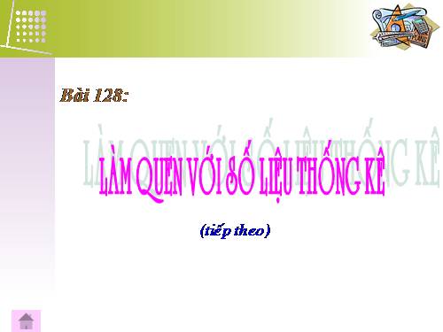 Làm quen với thống kê số liệu (tiếp theo)