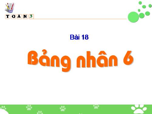 Bảng nhân 6