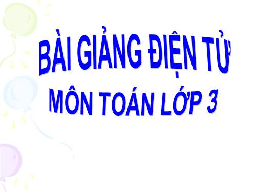 Trừ các số có ba chữ số (có nhớ một lần)