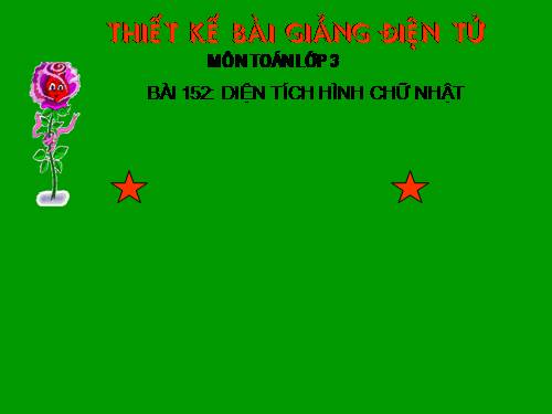 Diện tích hình chữ nhật.