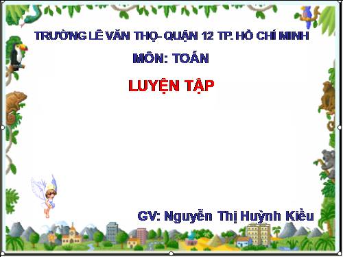 Các Bài giảng khác thuộc Chương trình Toán 3