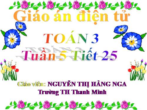 Tìm một trong các phần bằng nhau của một số