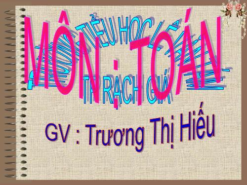Phép trừ các số trong phạm vi 10 000