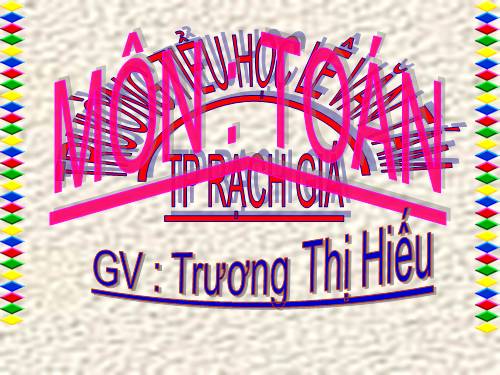 Nhân số có hai chữ số với số có một chữ số (không nhớ)