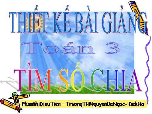 Tìm số chia