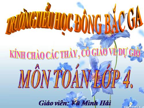 Ôn tập bốn phép tính trong phạm vi 100 000